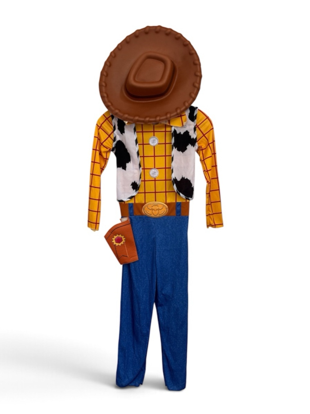 Disney Pixar Toy Story Woody Costume Kids Size 8 M Cowboy Halloween Hat Boots